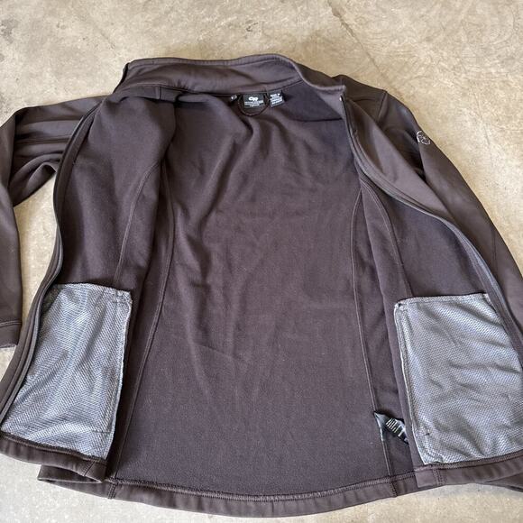 Outdoor Research Womens L Brown Fleece Lined Ascendant Zip Up Thermal Base Layer - Picture 11 of 14